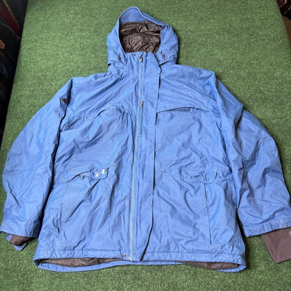 Under Armor Snow Jacket 2XL Blue Cold gear Infrared Snowboard/Ski Jacket Winter